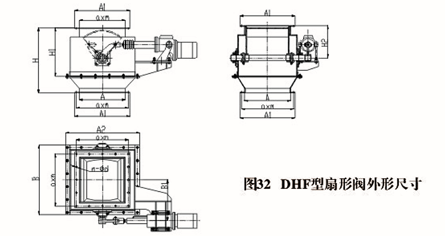 DHF型扇（?。┬伍y門(圖1)